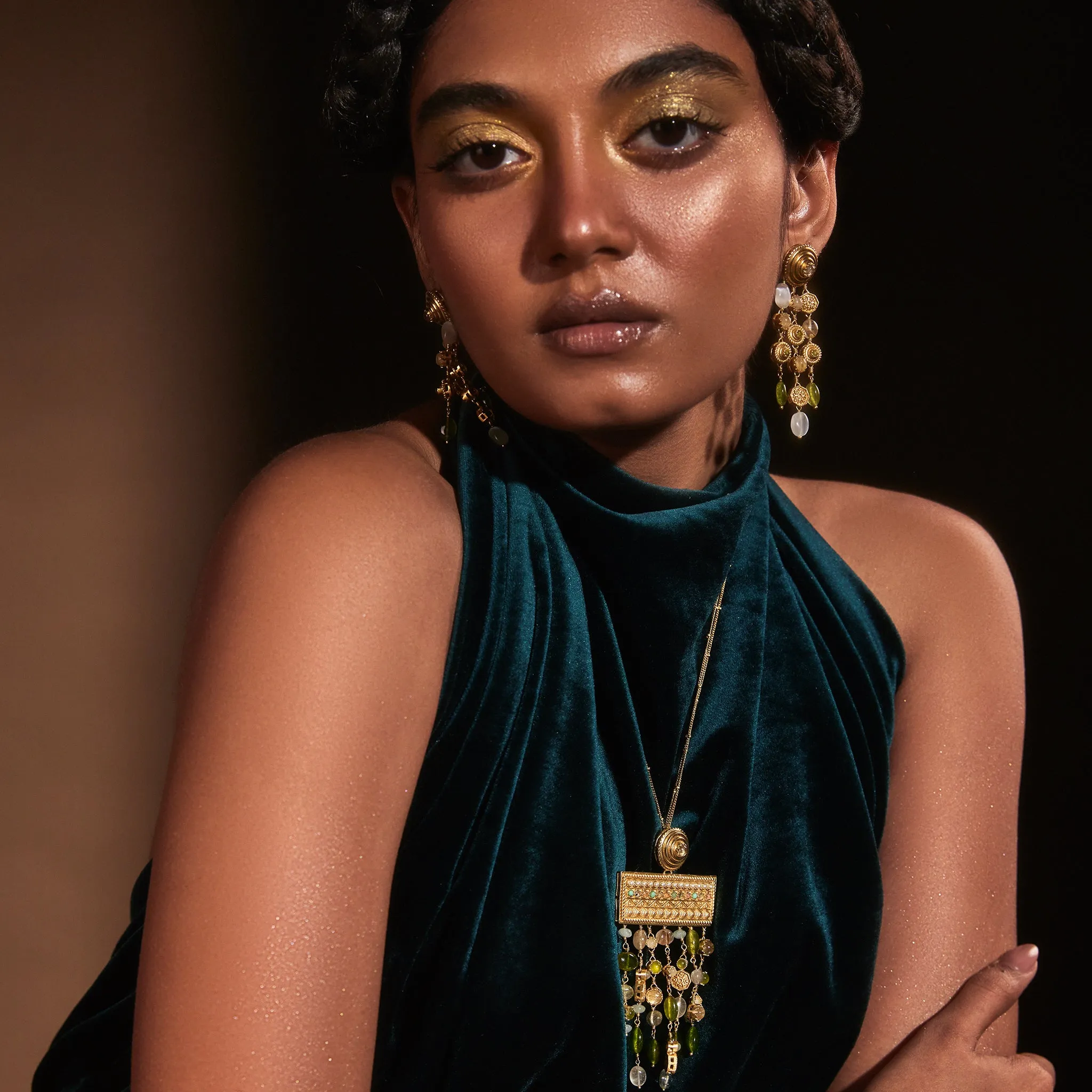 Azra Classic Multi-strand Earrings