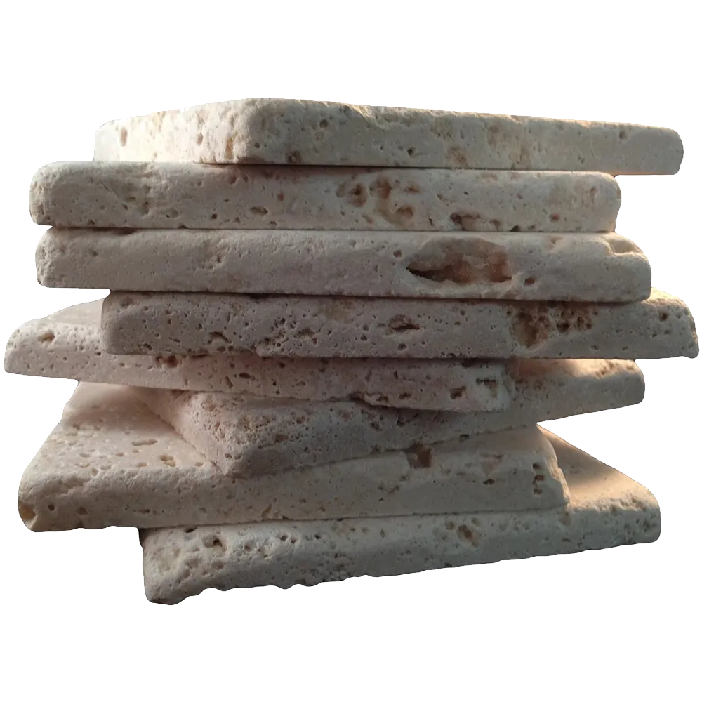 Coaster Travertine Porous Craft Tile in Ivory Color