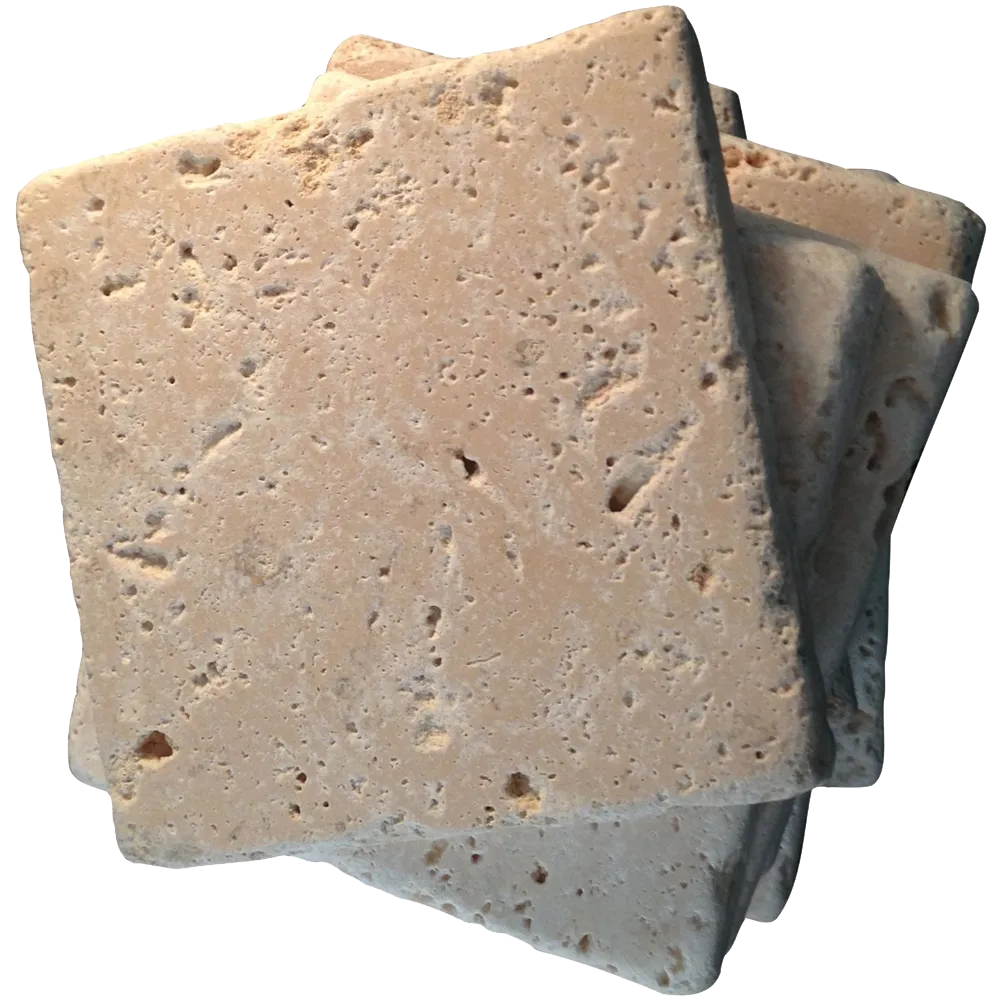 Coaster Travertine Porous Craft Tile in Ivory Color