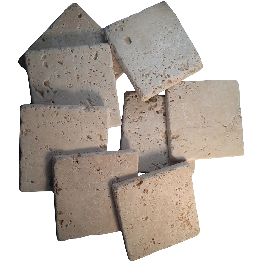 Coaster Travertine Porous Craft Tile in Ivory Color