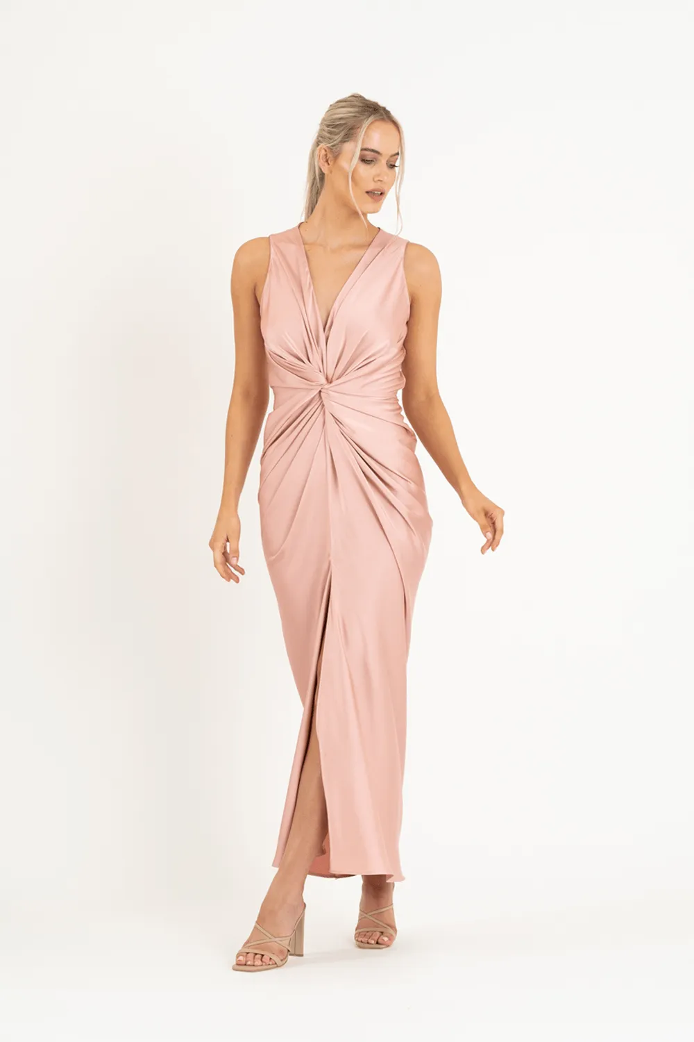GAIA MAXI IN NEW DUSTY ROSE