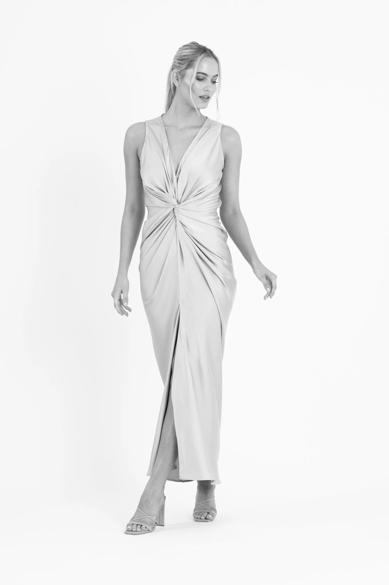 GAIA MAXI IN SLEEK BLUSH