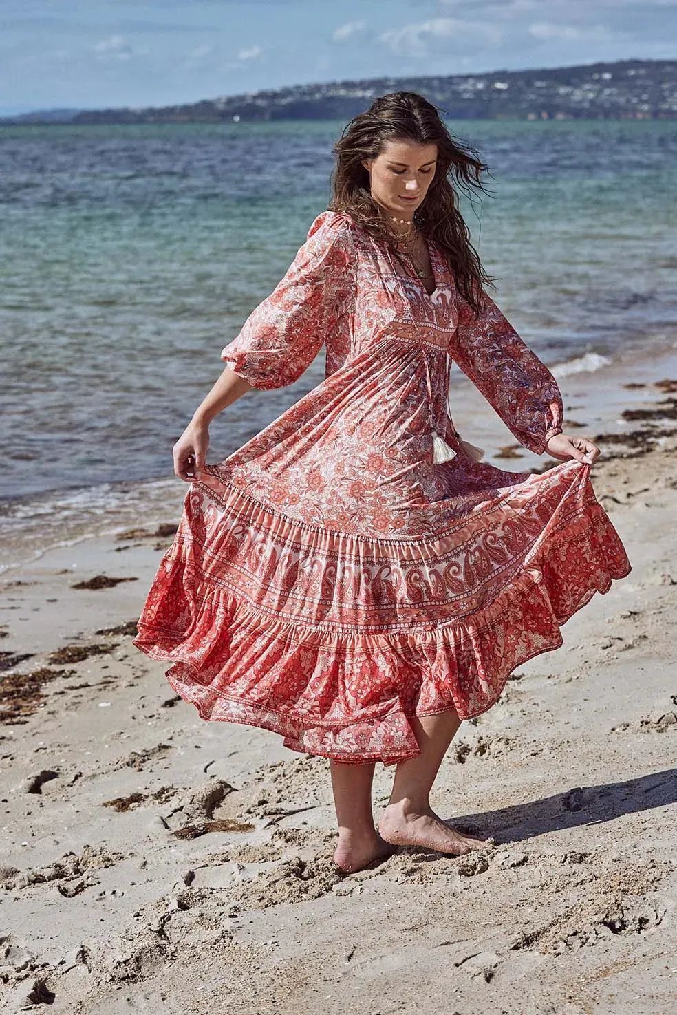 Gulzar Midi Dress with Pockets