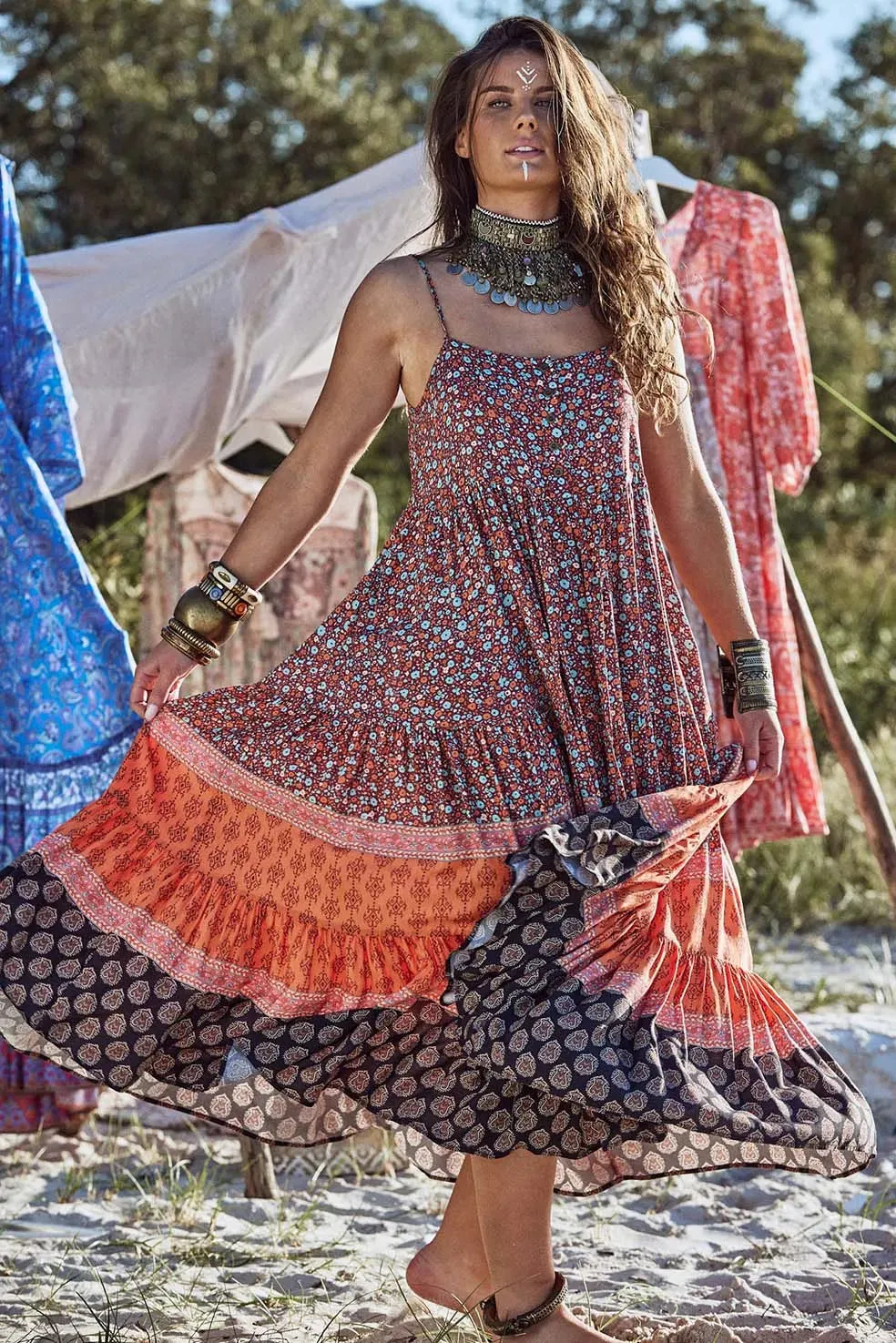 Kamli Midi Dress with Pockets