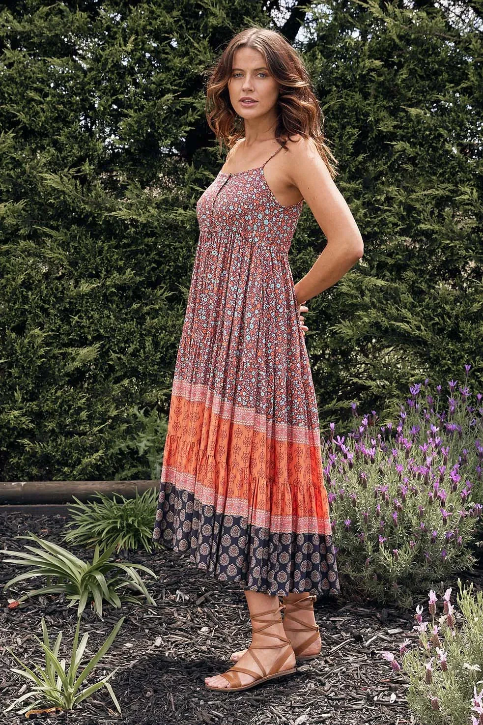 Kamli Midi Dress with Pockets