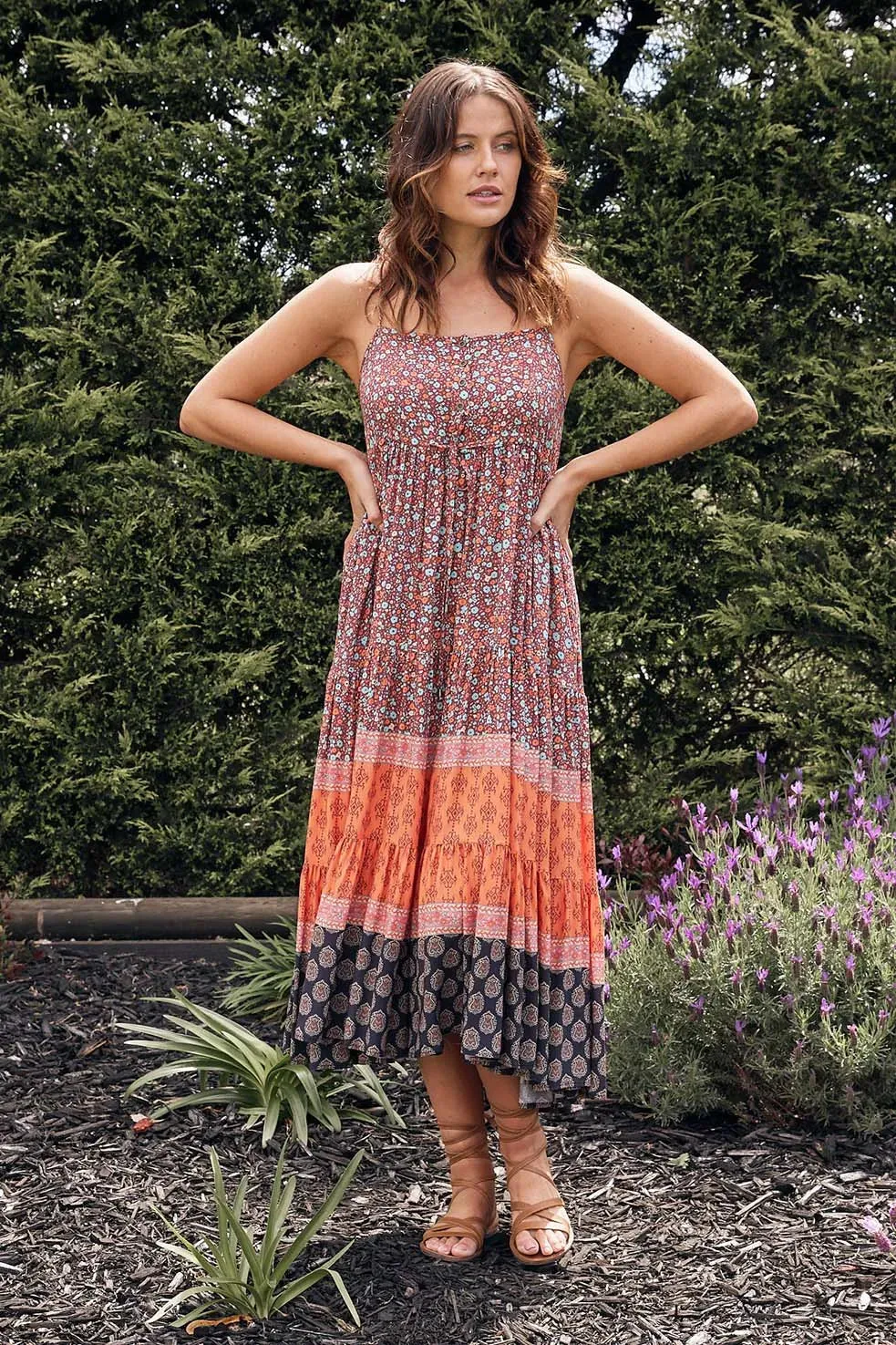 Kamli Midi Dress with Pockets