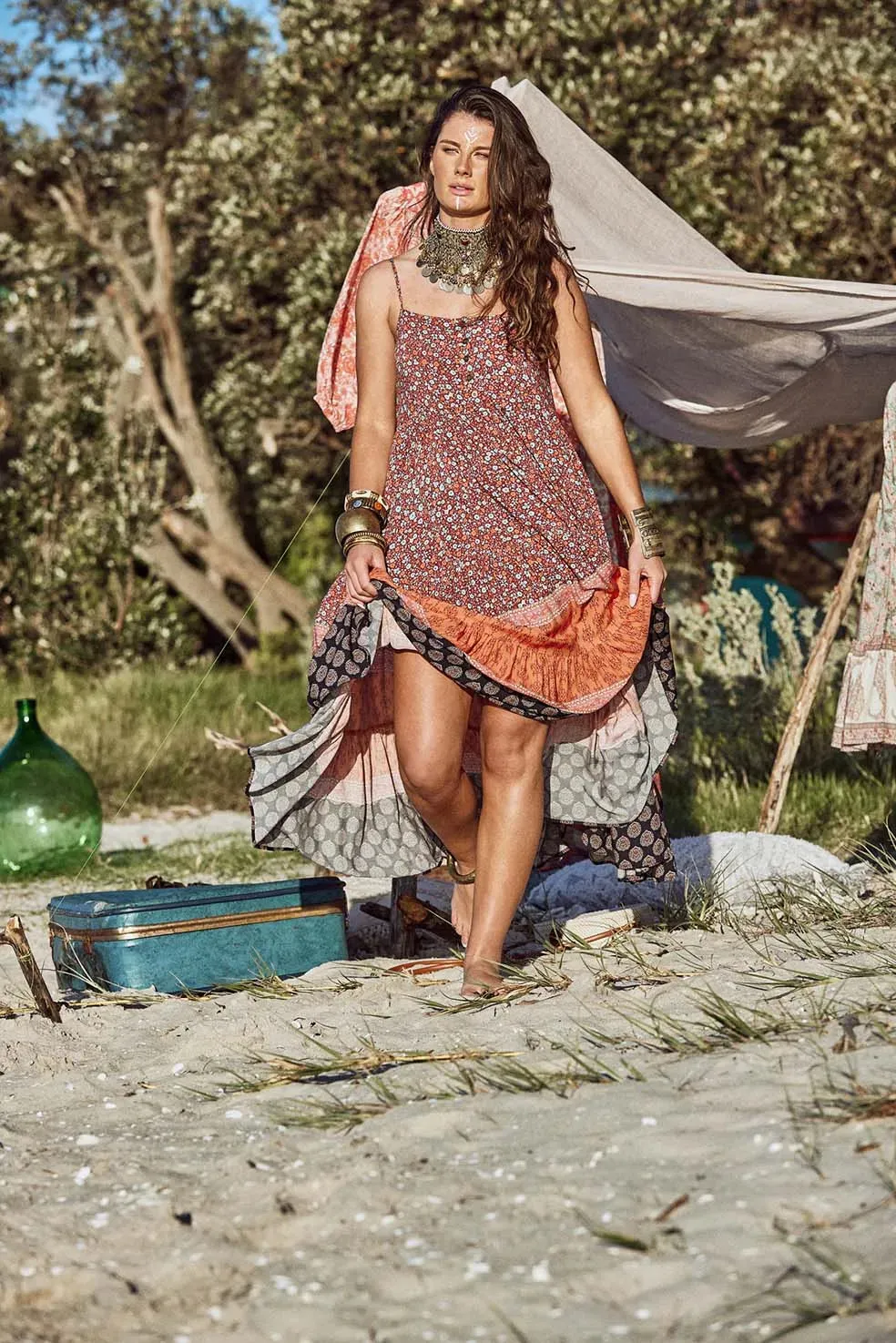 Kamli Midi Dress with Pockets