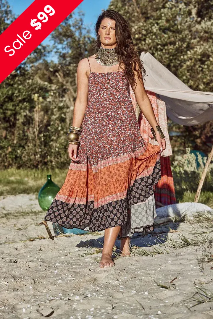 Kamli Midi Dress with Pockets