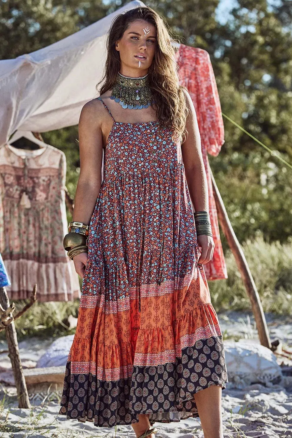 Kamli Midi Dress with Pockets