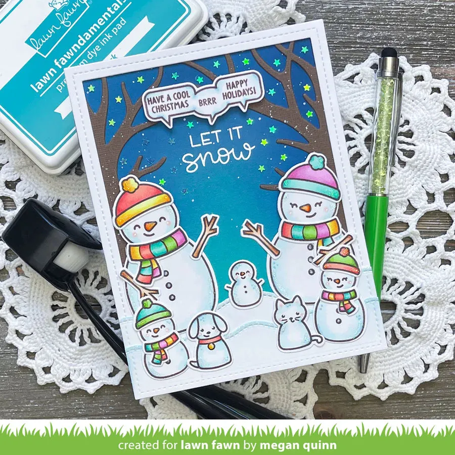 LAWN FAWN: Frosty Family Add-On | Stamp