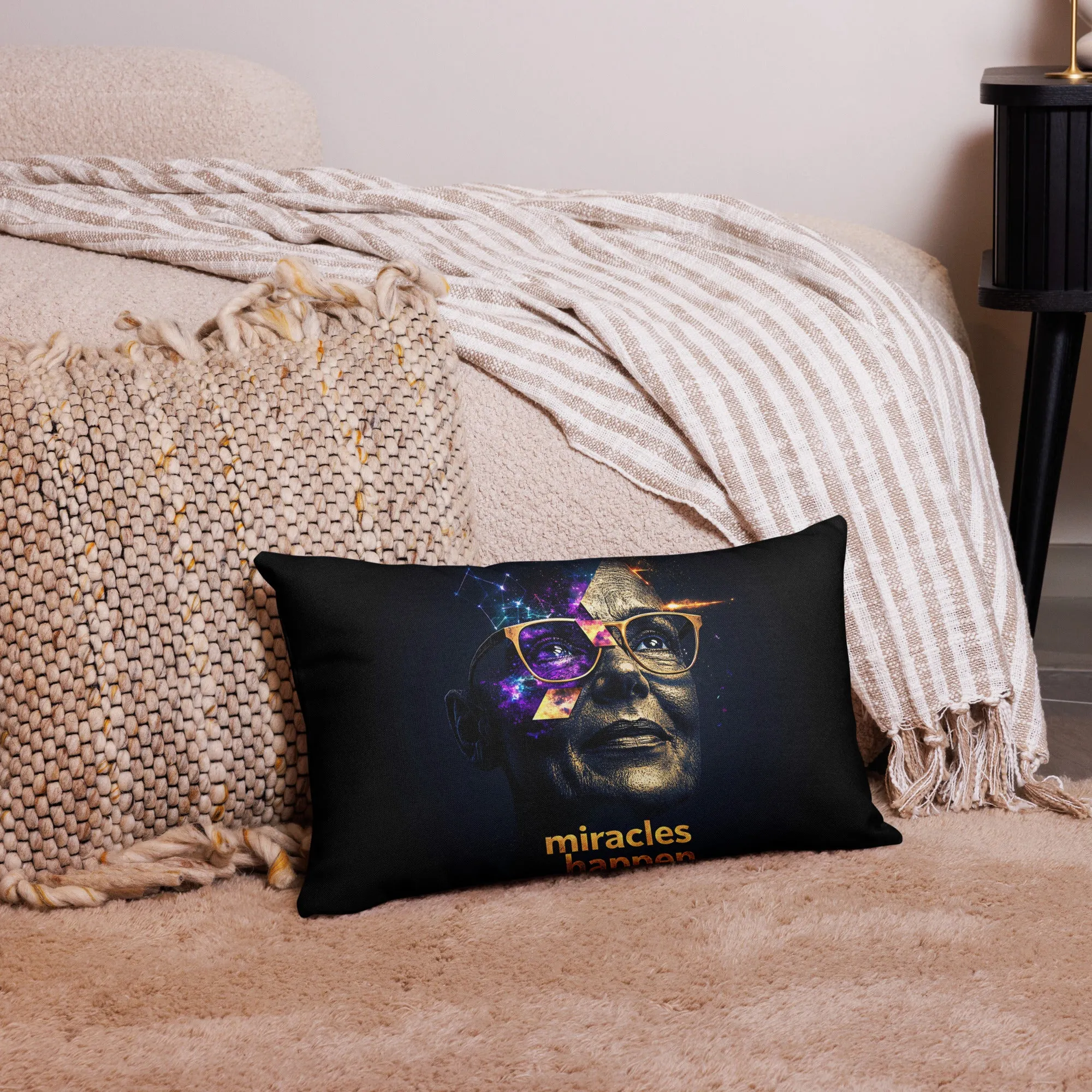Miracles Happen Edition 3 Premium Pillow