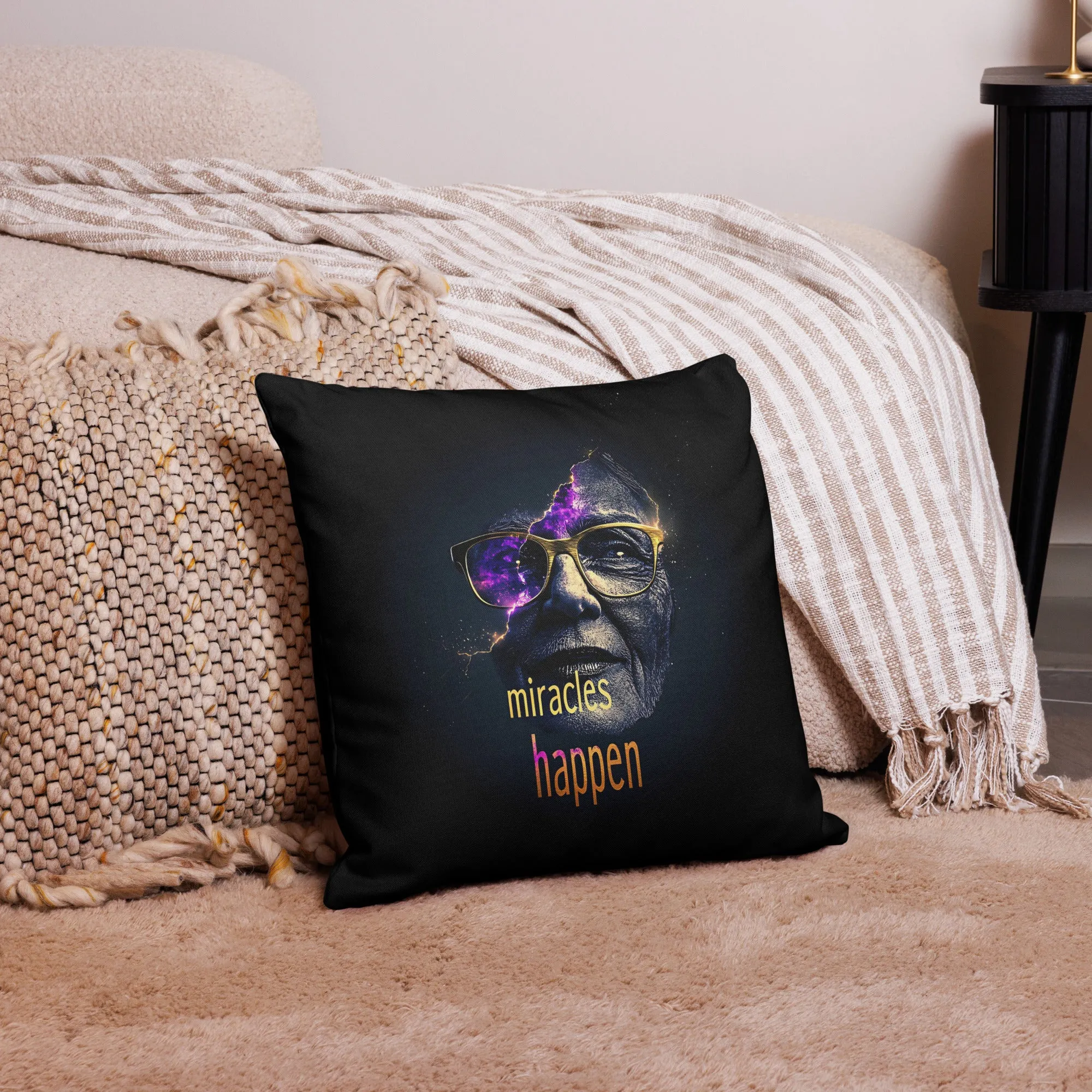 Miracles Happen Edition 3 Premium Pillow