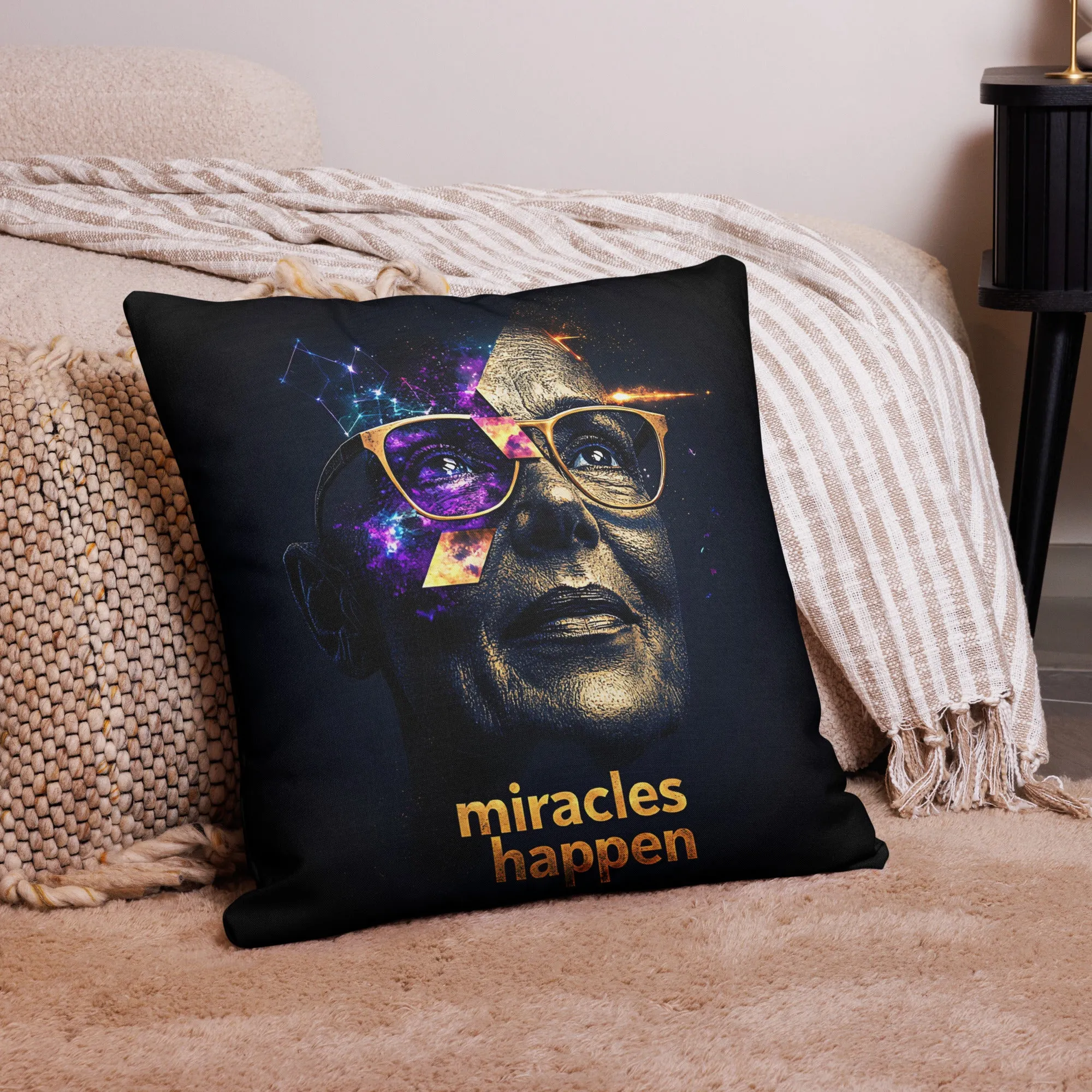 Miracles Happen Edition 3 Premium Pillow