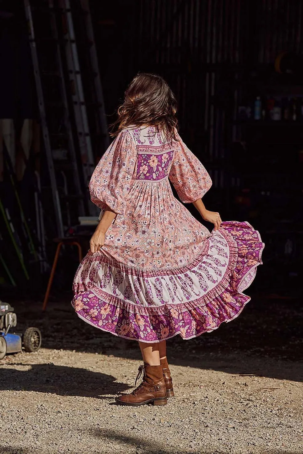 Noor Midi Dress with Pockets