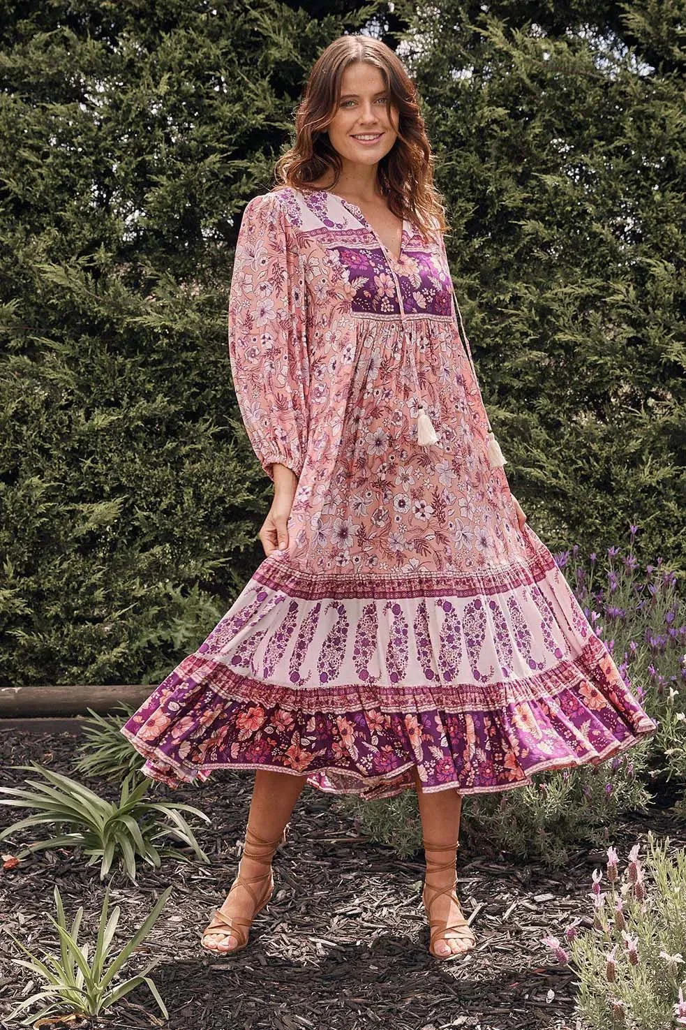 Noor Midi Dress with Pockets