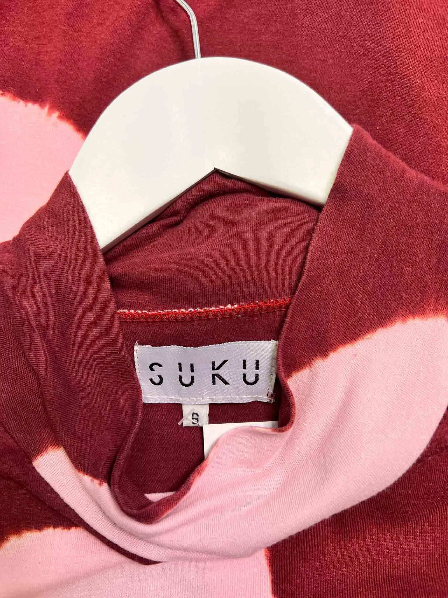Size 8 (22) | Suku Luna Maroon   Pink Dress
