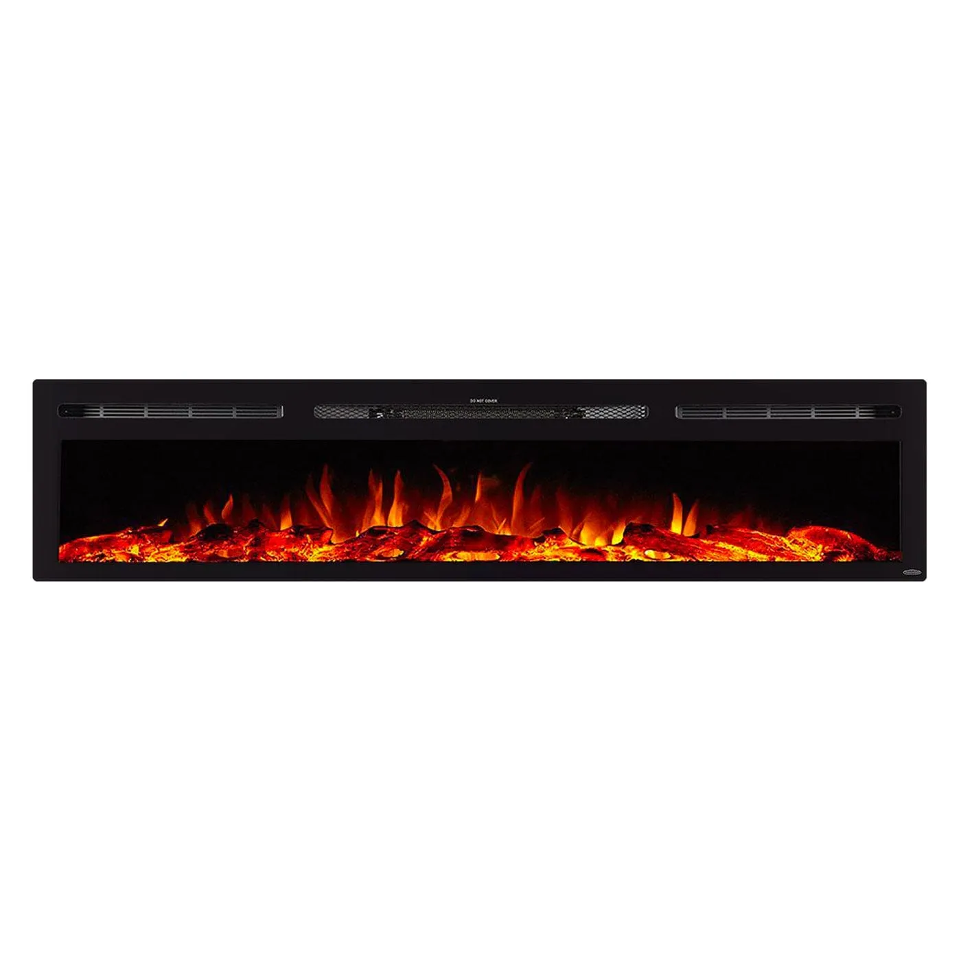 The Sideline Refurbished 84 Inch Recessed Electric Fireplace 80043