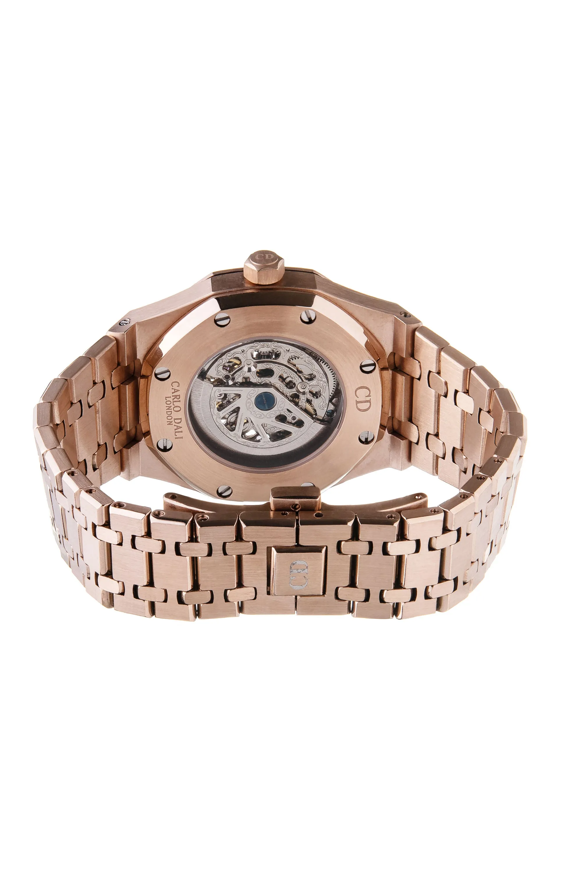 Tourbillon Skeleton Rose Gold & Black watch
