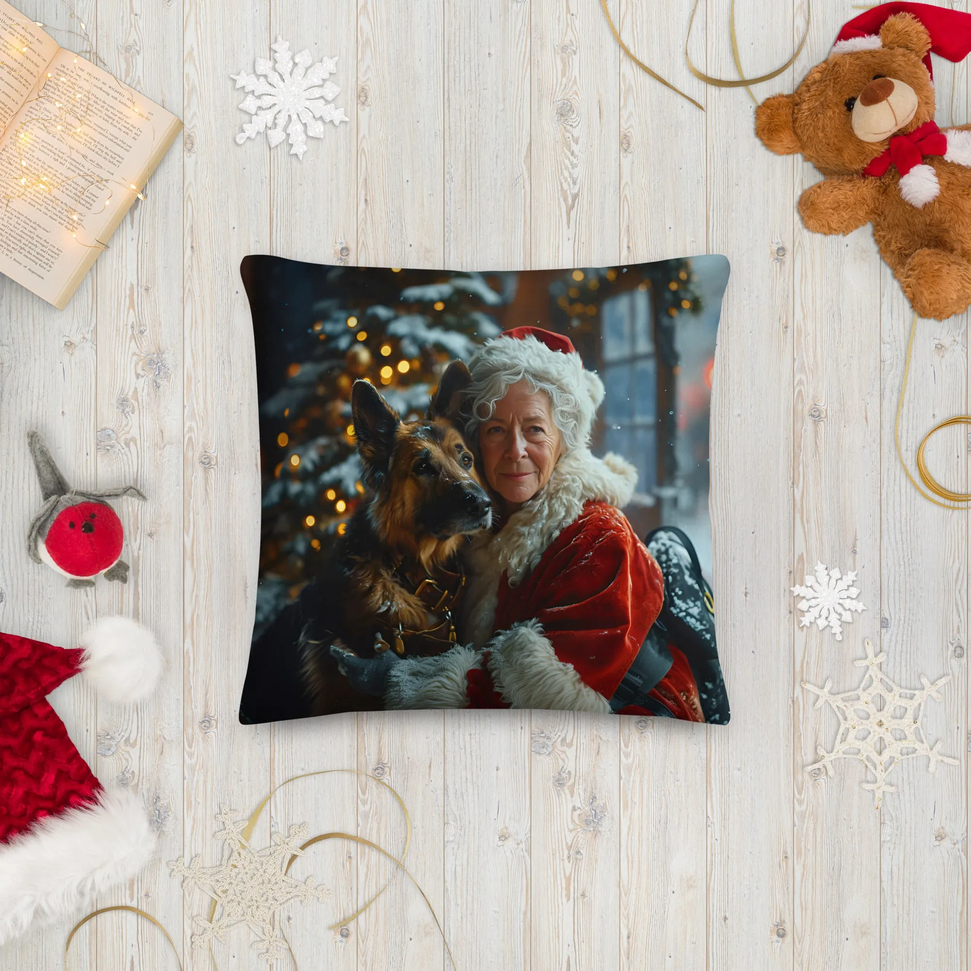 Winter Whispers Premium Pillow