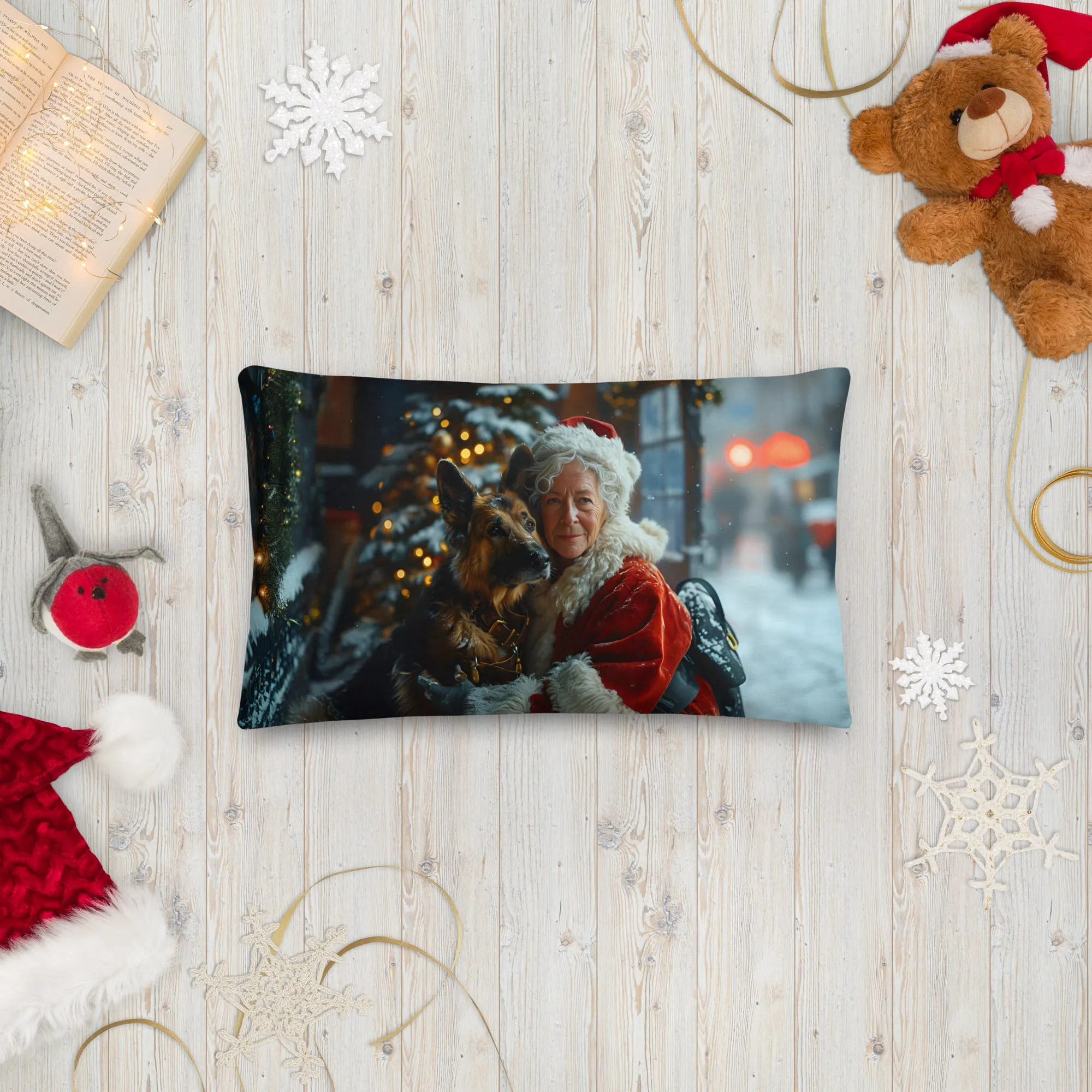 Winter Whispers Premium Pillow