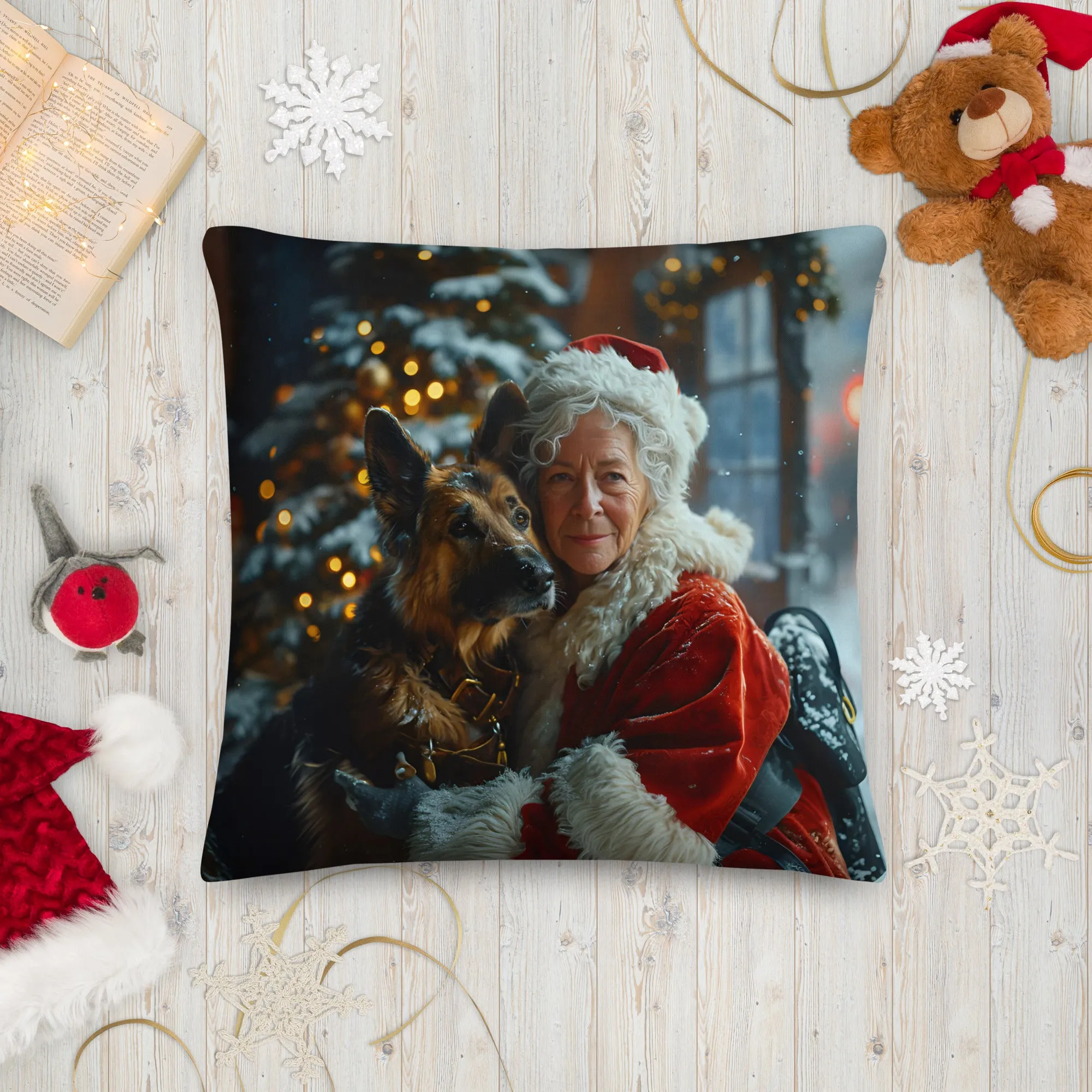 Winter Whispers Premium Pillow
