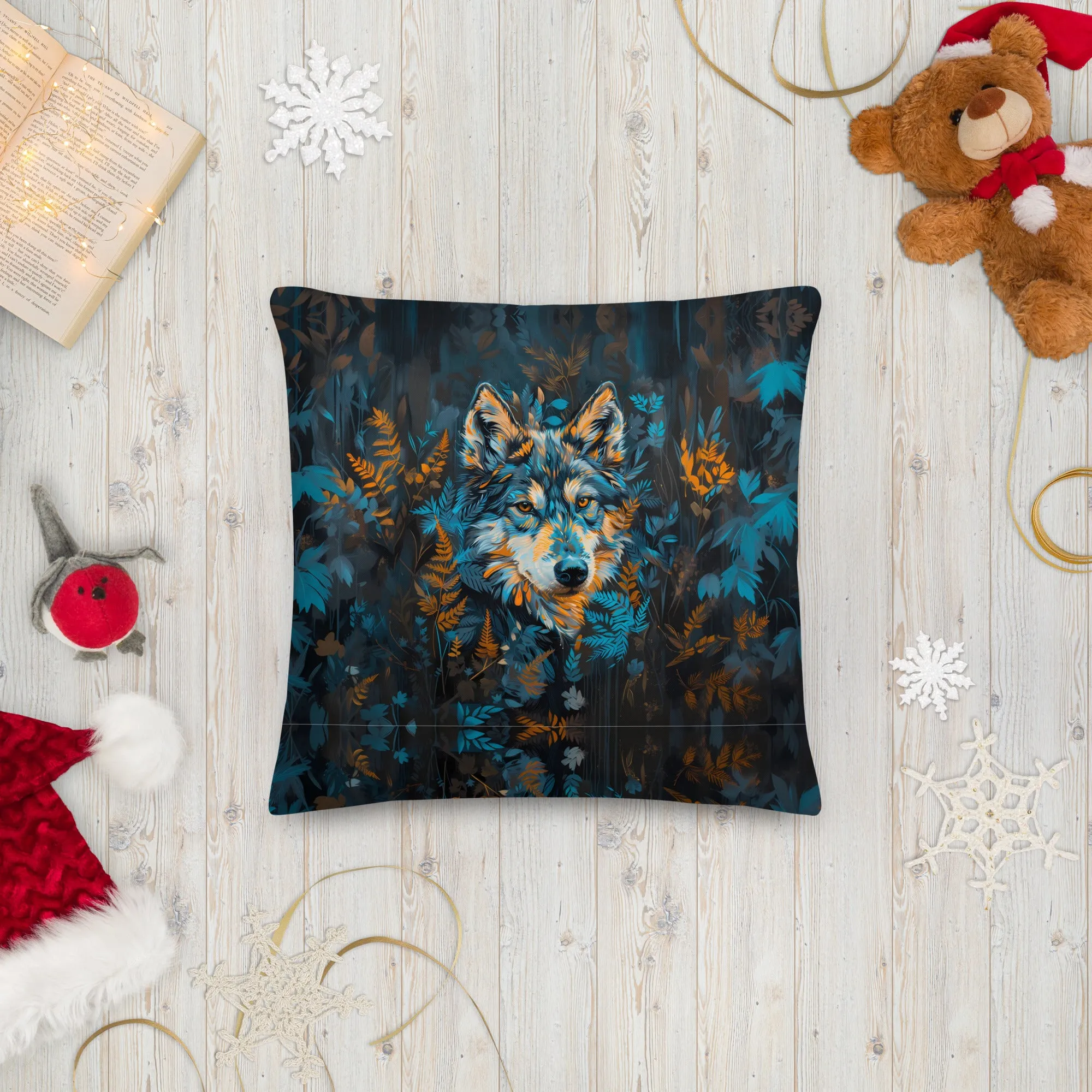 Wolf's Haven Premium Pillow