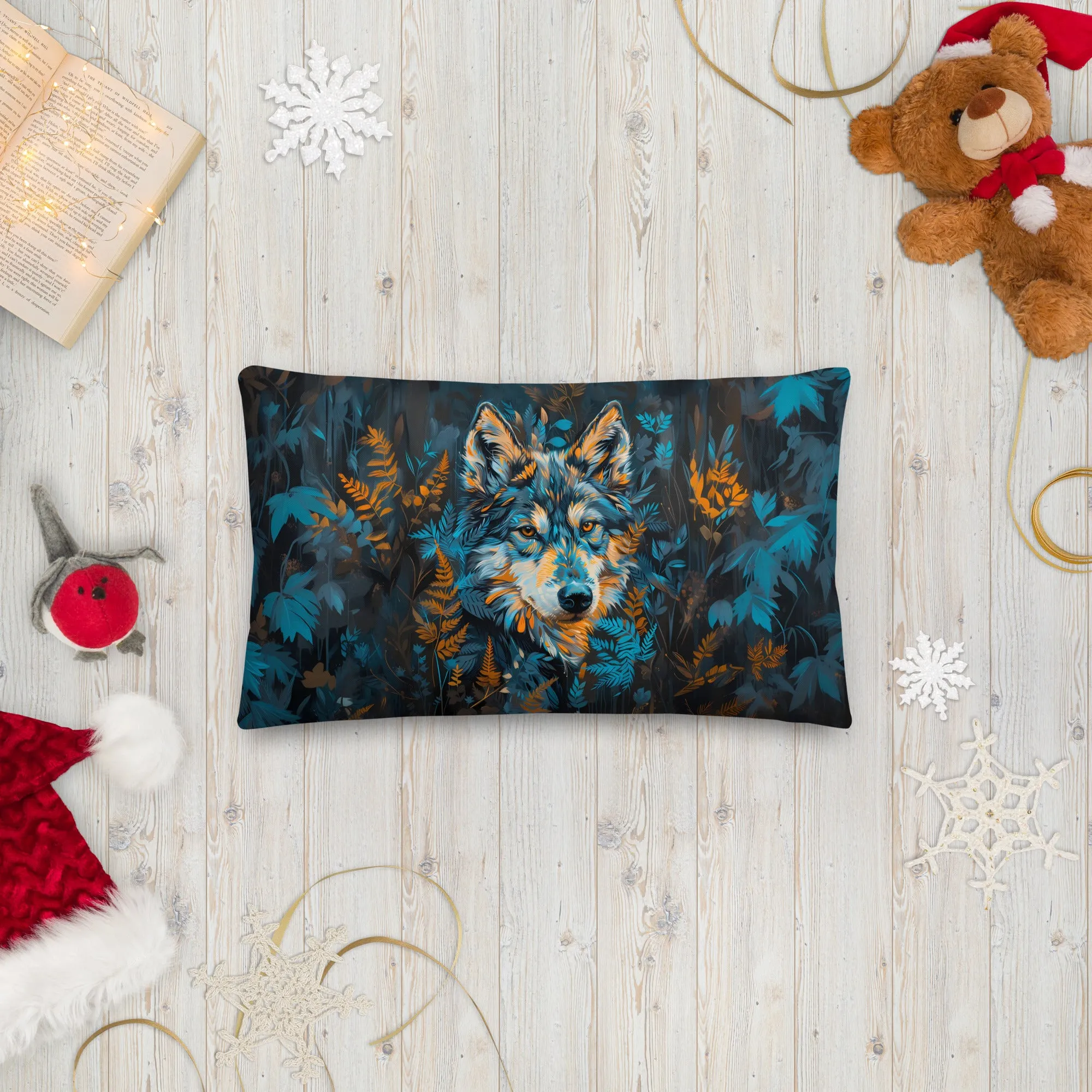 Wolf's Haven Premium Pillow