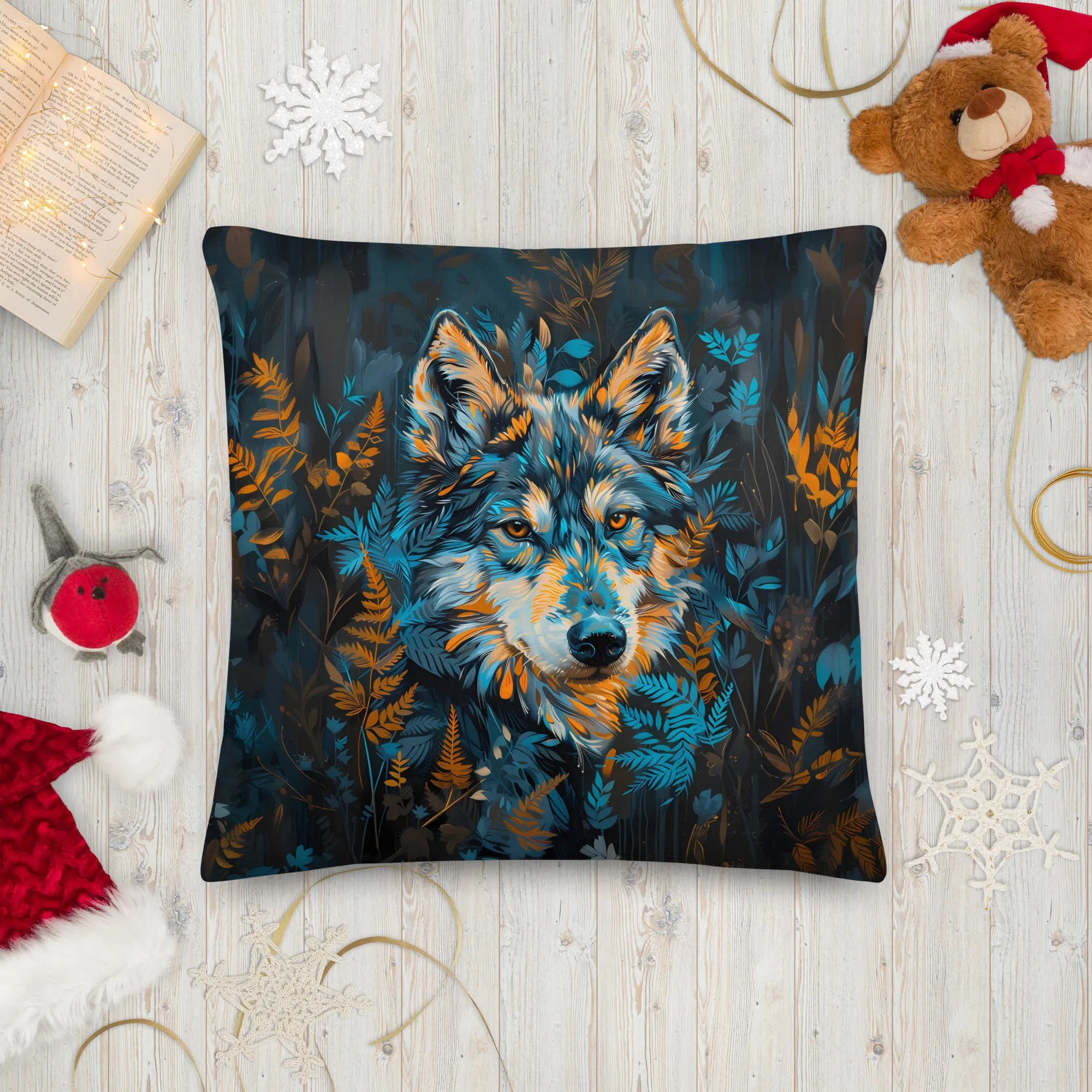 Wolf's Haven Premium Pillow