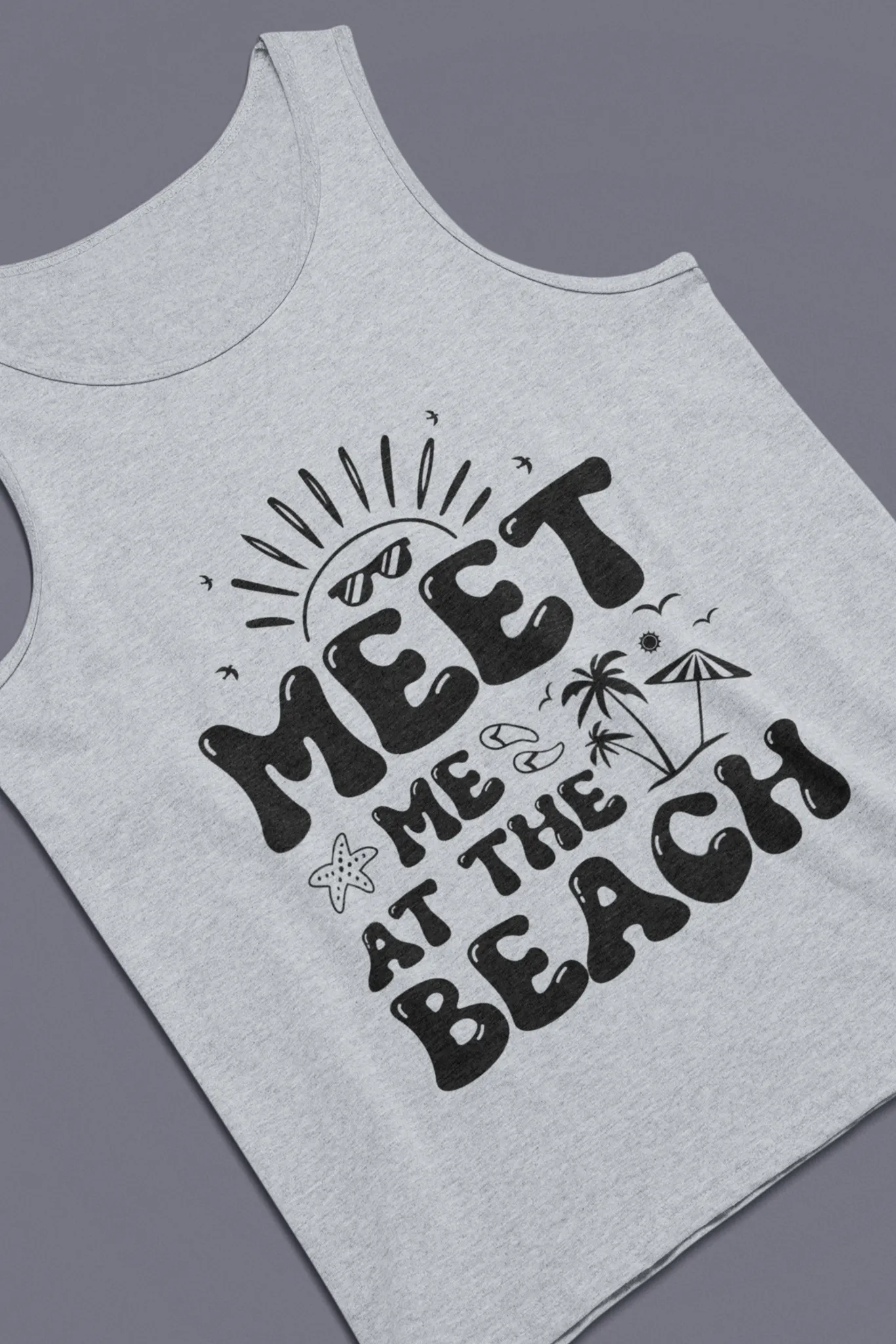 Women's Tank Top: @ Beach