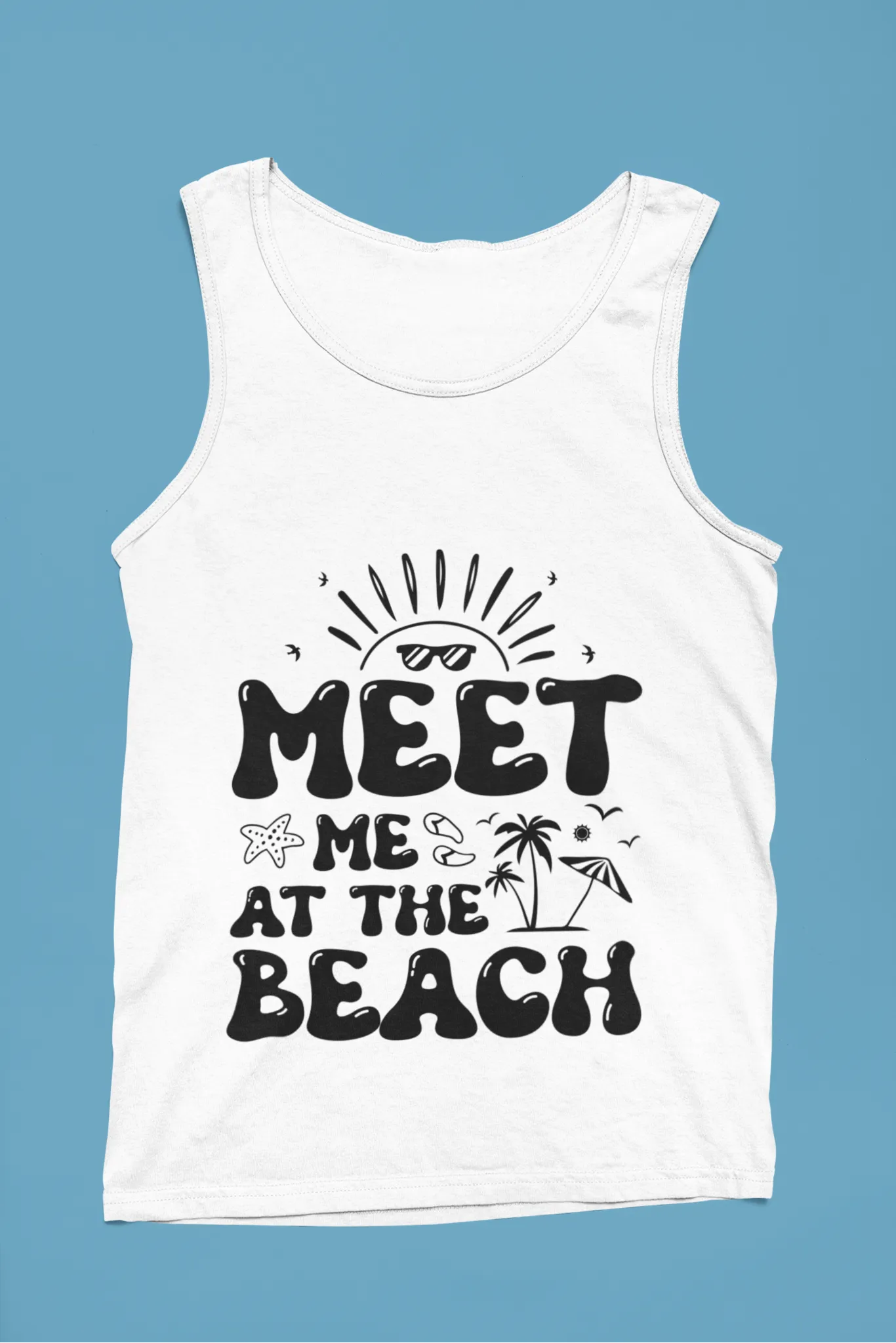 Women's Tank Top: @ Beach